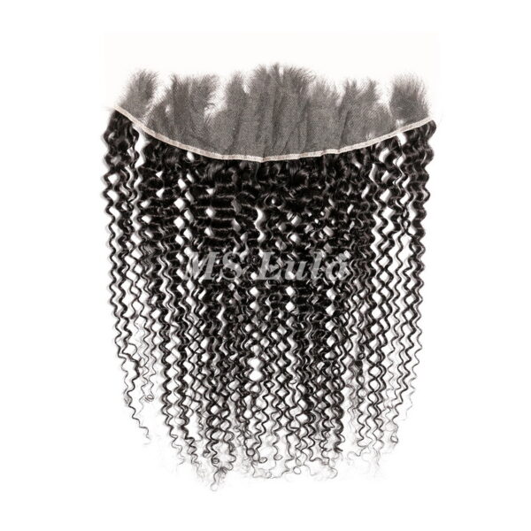 Virgin Human Hair Kinky Curly 13x4 13x6 HD Lace Frontal - Image 3